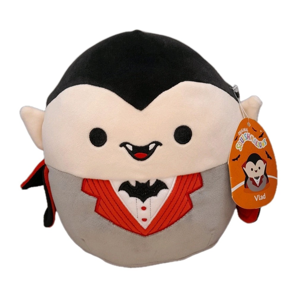 Squishmallows Vlad Vampire Dracula 8"‎ Halloween 2024 Plush NWT Kellytoy